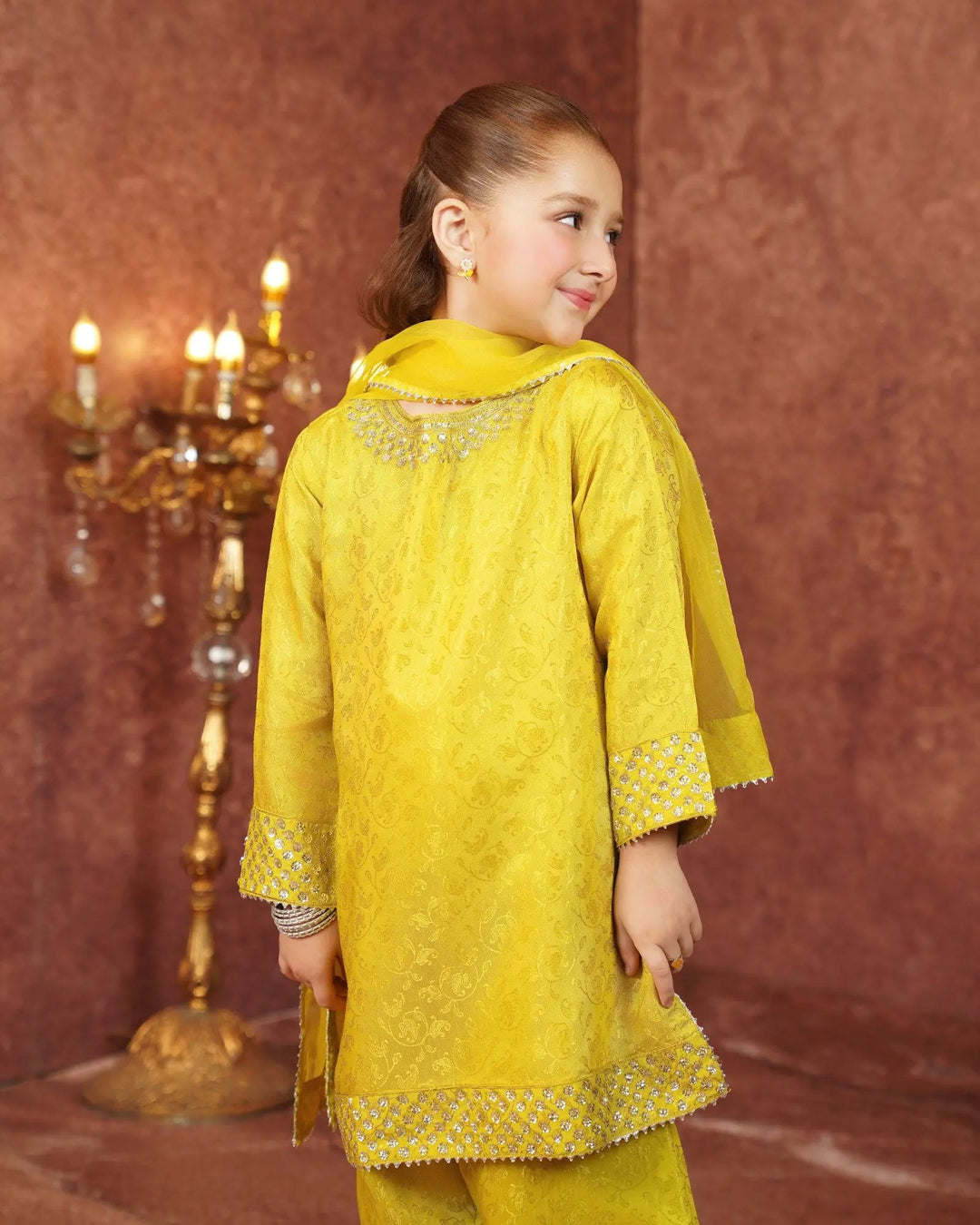 Kids Jacquard Viscose 3PC | 1330 Sha Posh Textile