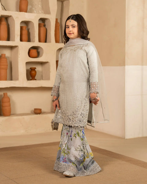 Kids Korean Raw Silk 3PC | 1174 Sha Posh Textile