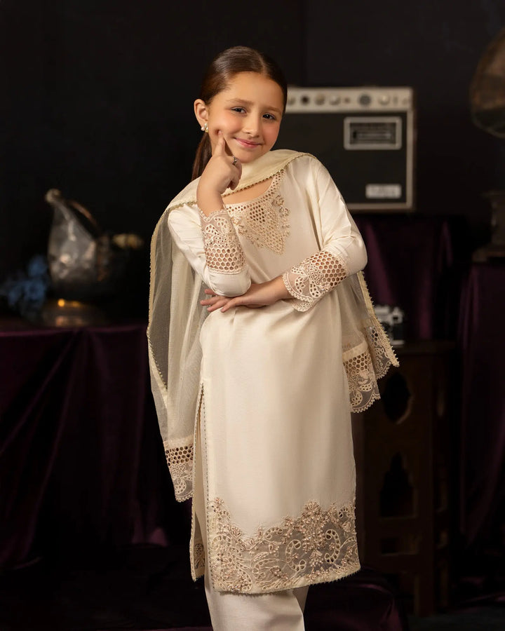 Kids Korean Raw Silk 3PC | 1204 Sha Posh Textile