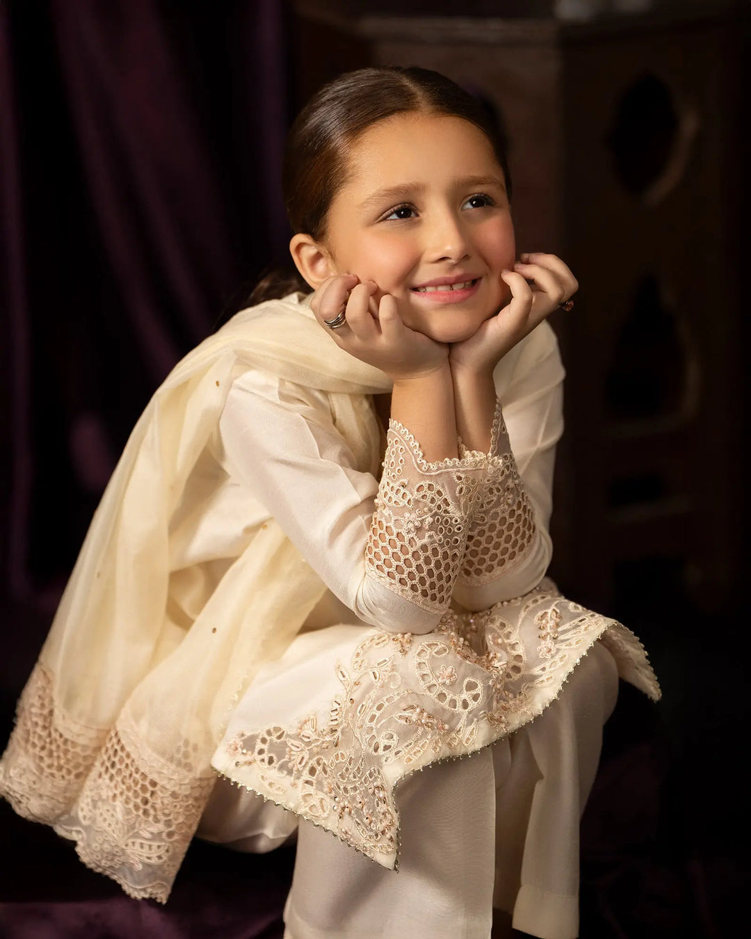 Kids Korean Raw Silk 3PC | 1204 Sha Posh Textile