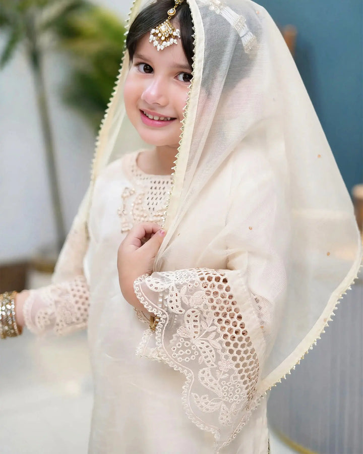 Kids Korean Raw Silk 3PC | 1204 Sha Posh Textile