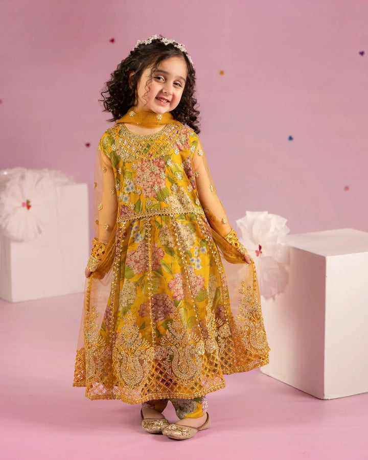 Kids Net Frock | 1160 Sha Posh Textile