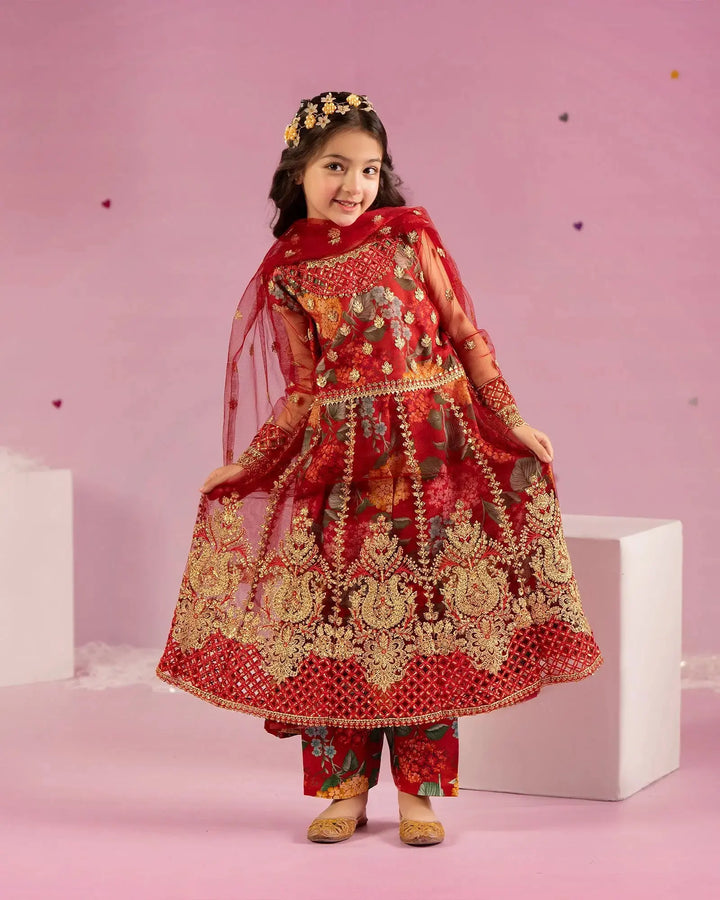 Kids Net Frock | 1160 Sha Posh Textile