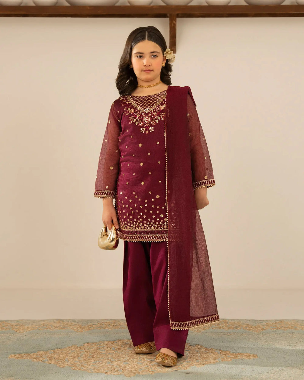 Kids Organza Net 3PC | 4122 Sha Posh Textile