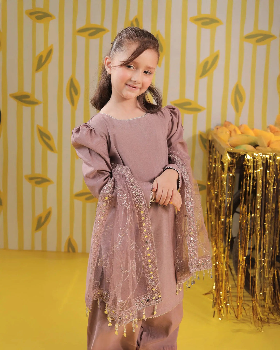 Kids Plain Paper Kata 3PC | 1142 Sha Posh Textile