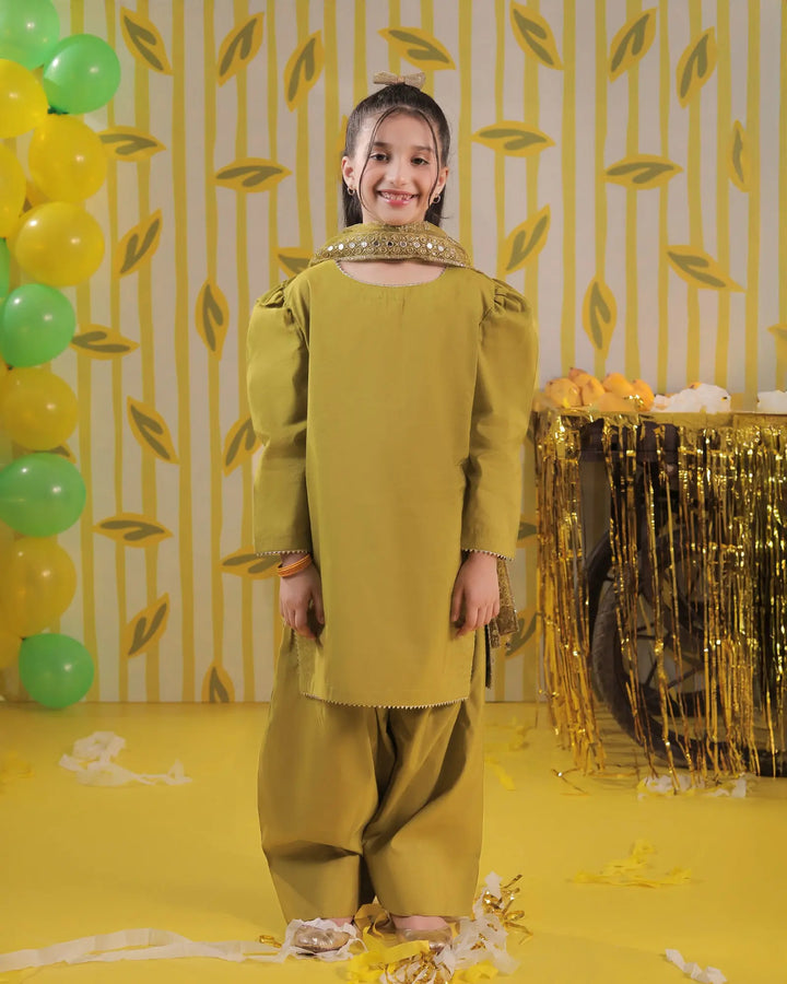 Kids Plain Paper Kata 3PC | 1142 Sha Posh Textile