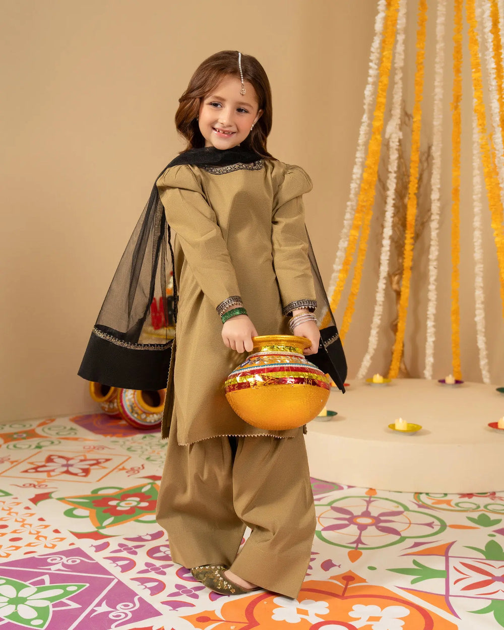 Kids Plain Paper Katan 3PC | 1179 Sha Posh Textile