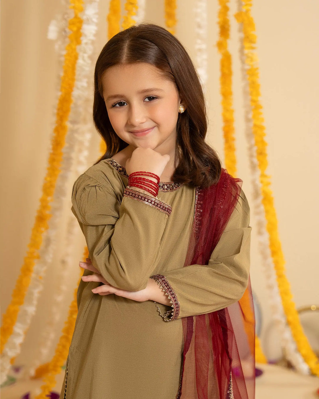 Kids Plain Paper Katan 3PC | 1179 Sha Posh Textile
