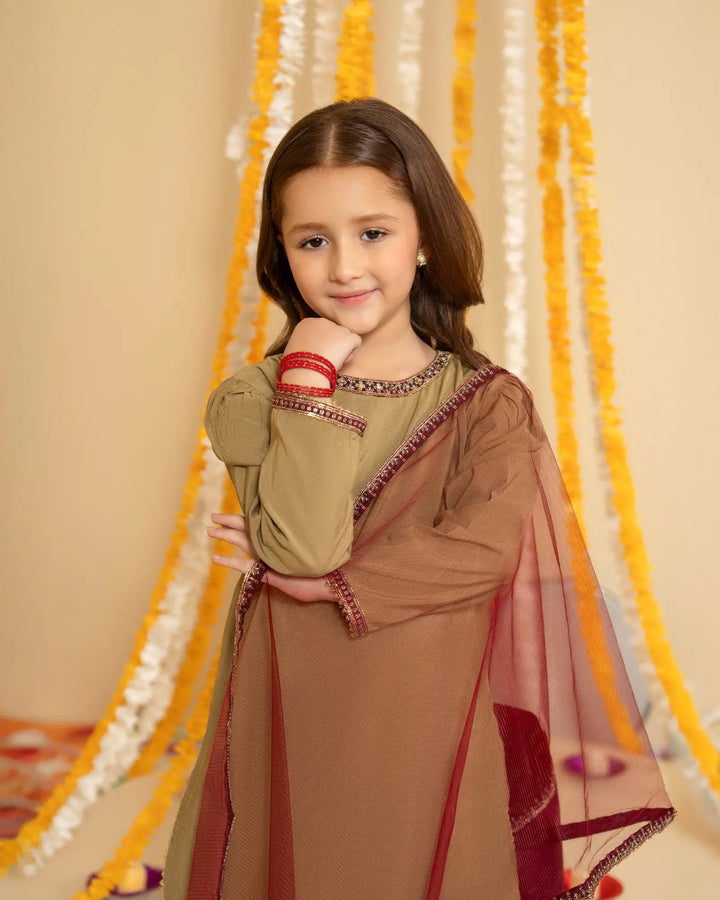 Kids Plain Paper Katan 3PC | 1179 Sha Posh Textile