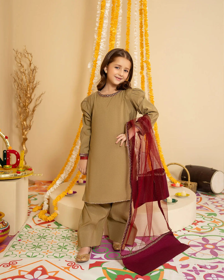 Kids Plain Paper Katan 3PC | 1179 Sha Posh Textile