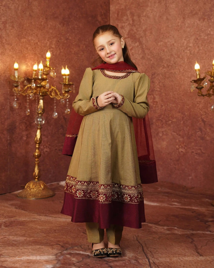 Kids Plain Paper Katan 3PC | 1182 Sha Posh Textile