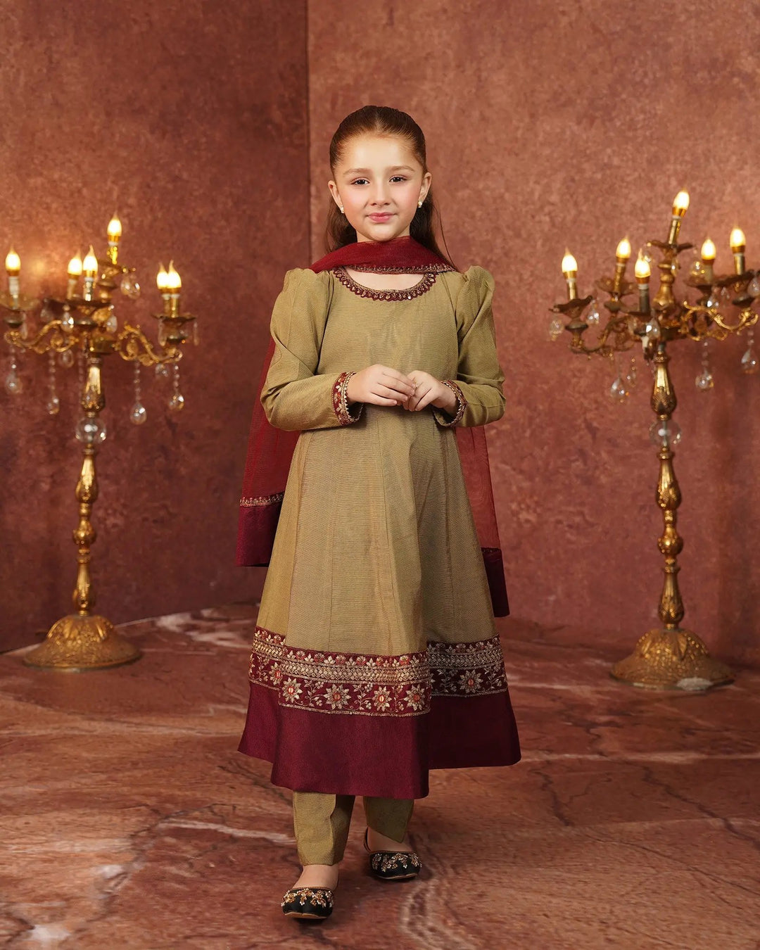 Kids Plain Paper Katan 3PC | 1182 Sha Posh Textile