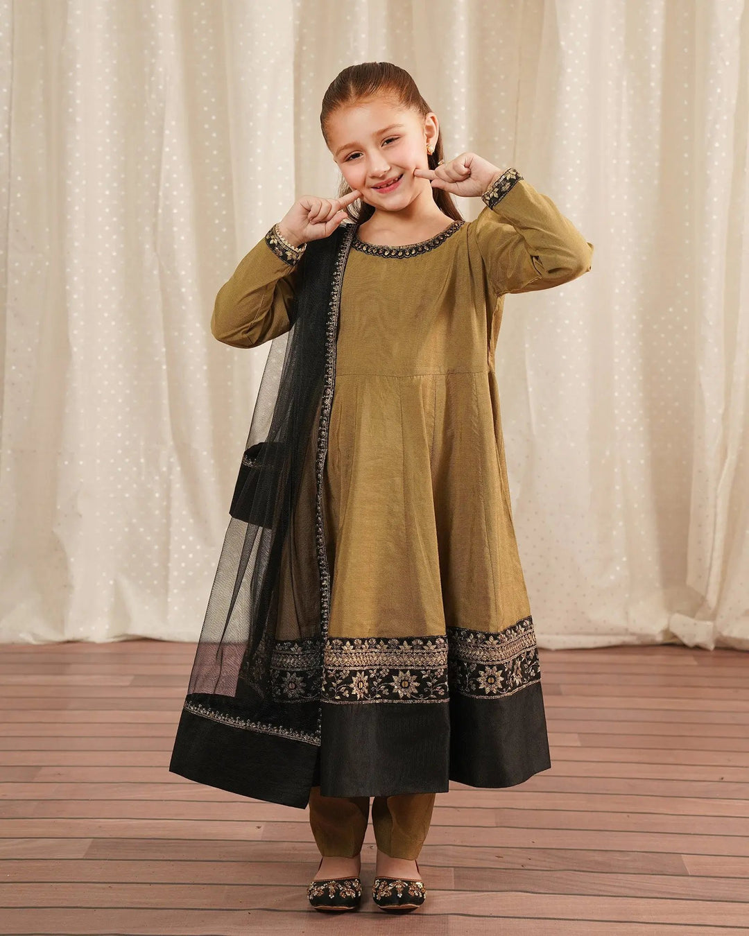 Kids Plain Paper Katan 3PC | 1182 Sha Posh Textile