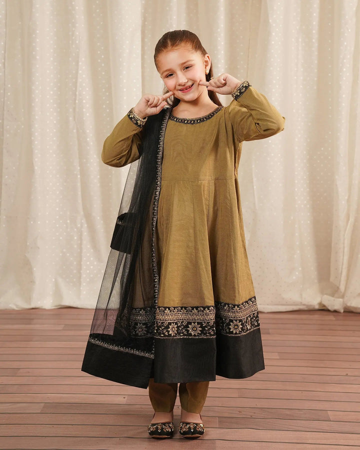 Kids Plain Paper Katan 3PC | 1182 Sha Posh Textile