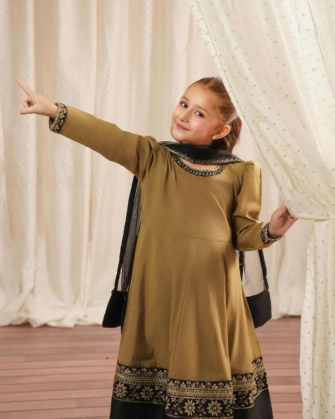 Kids Plain Paper Katan 3PC | 1182 Sha Posh Textile