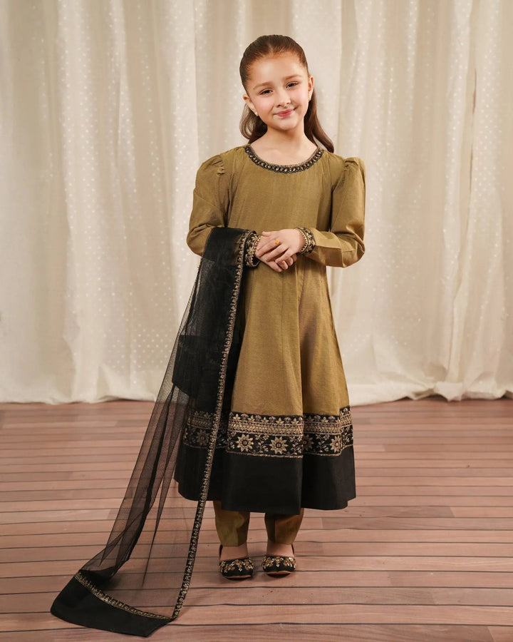 Kids Plain Paper Katan 3PC | 1182 Sha Posh Textile