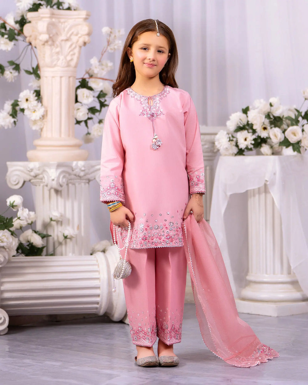 Kids Plain Paper Katan 3PC | 1340 Sha Posh Textile