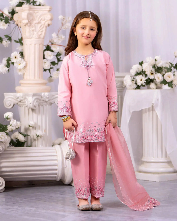 Kids Plain Paper Katan 3PC | 1340 Sha Posh Textile