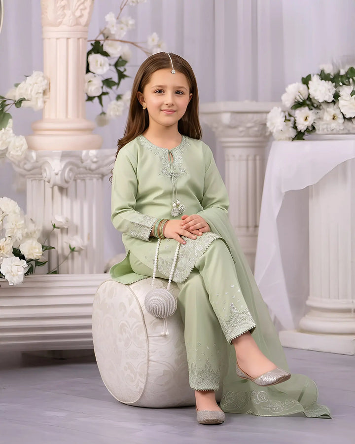Kids Plain Paper Katan 3PC | 1340 Sha Posh Textile
