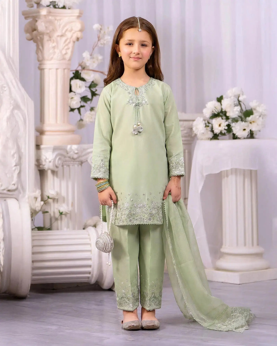 Kids Plain Paper Katan 3PC | 1340 Sha Posh Textile