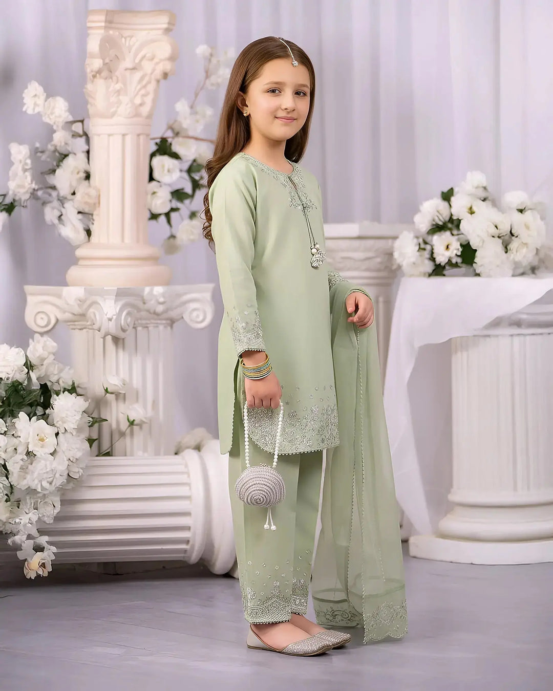Kids Plain Paper Katan 3PC | 1340 Sha Posh Textile