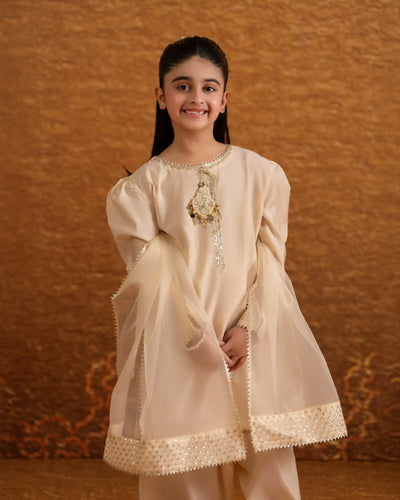 Kids Plain Paper Katan 3PC | 4119 Sha Posh Textile