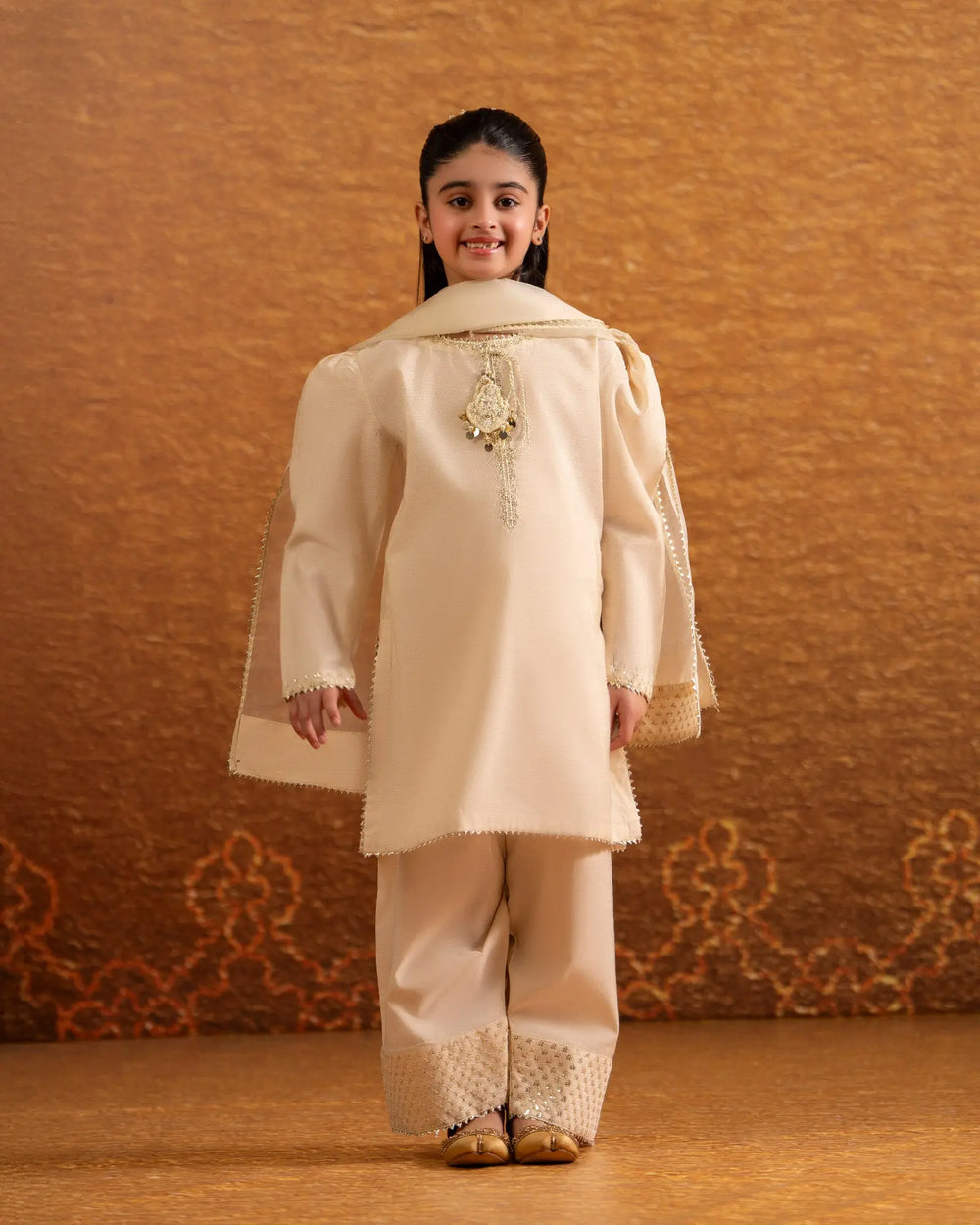 Kids Plain Paper Katan 3PC | 4119 Sha Posh Textile