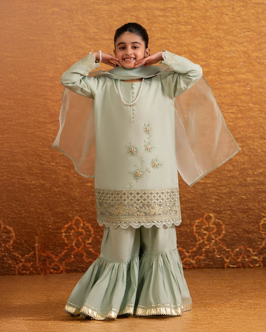 Kids Plain Paper Katan 3PC | 9735 Sha Posh Textile