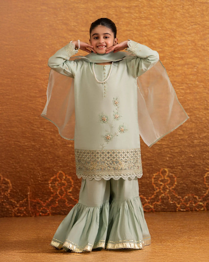 Kids Plain Paper Katan 3PC | 9735 Sha Posh Textile