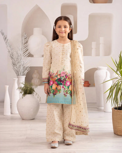 Kids Plain Paper Katan 3PC | 9785 Sha Posh Textile