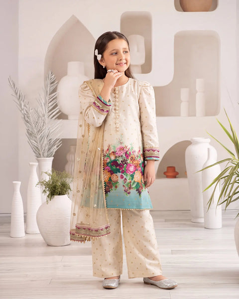 Kids Plain Paper Katan 3PC | 9785 Sha Posh Textile