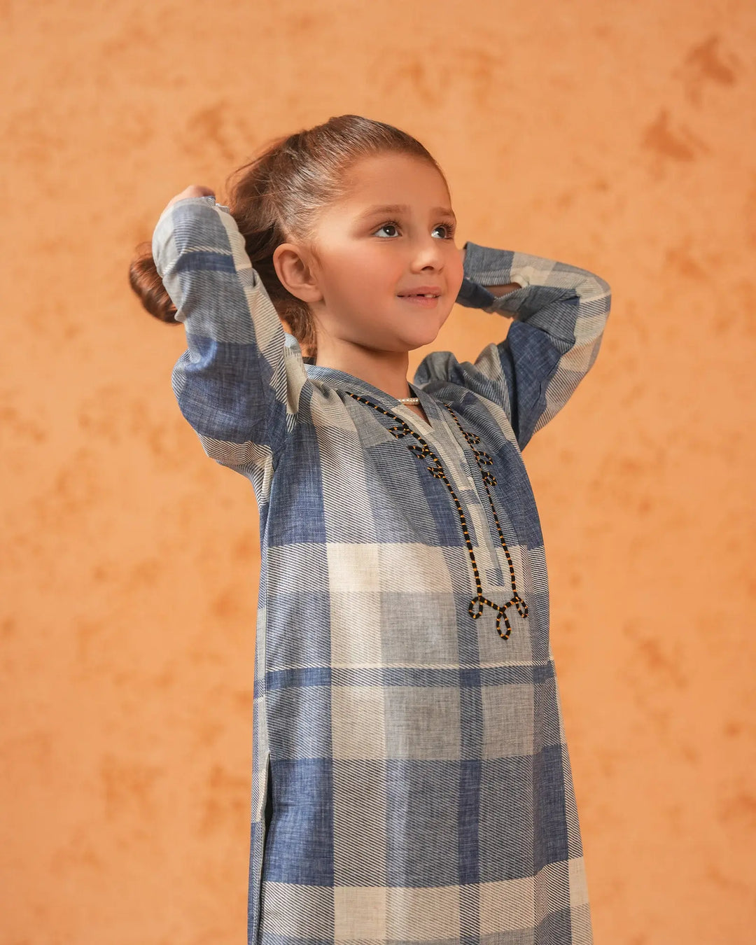 Kids Printed Khaddar Shirt | 16321-IG-KD Sha Posh Textile