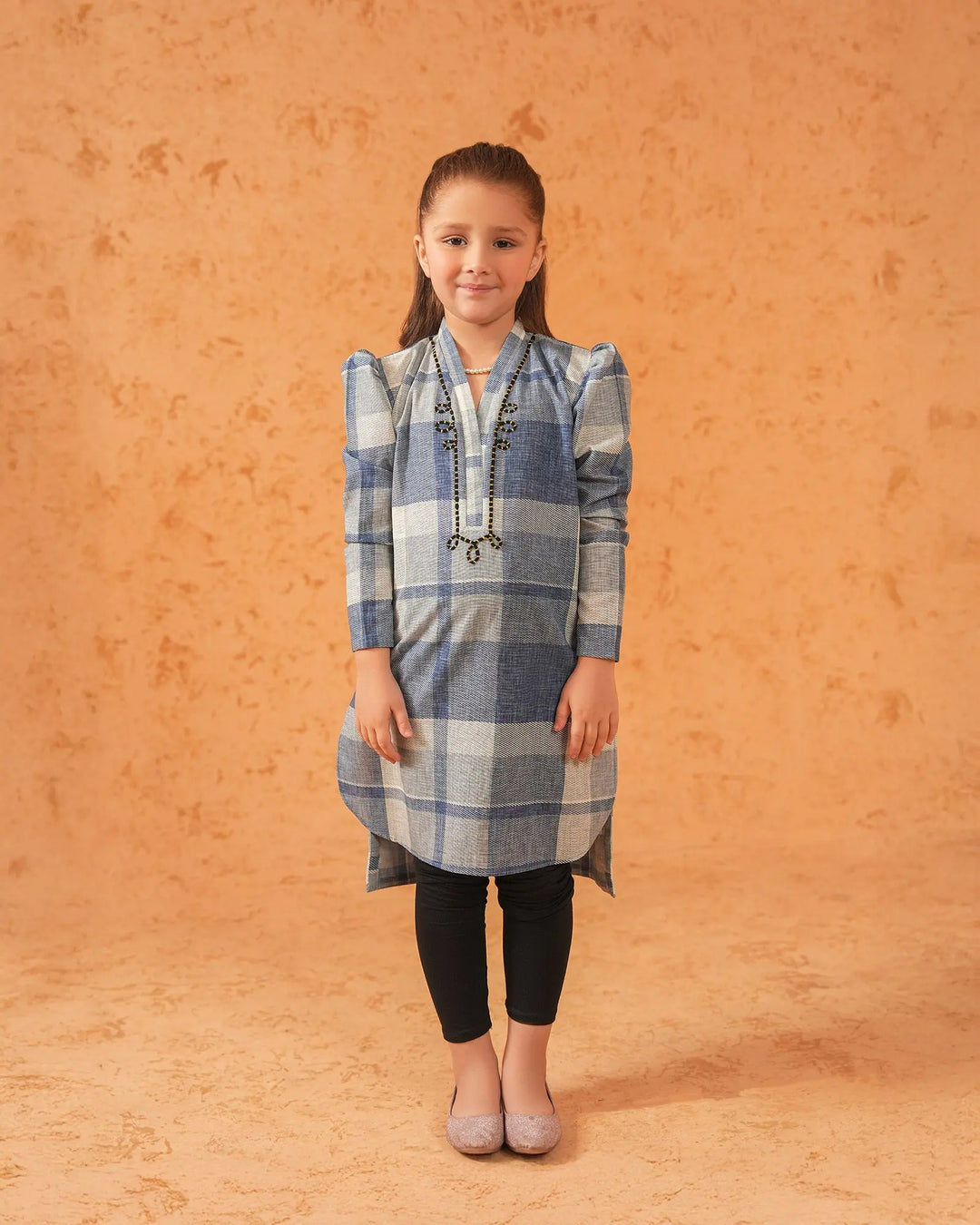 Kids Printed Khaddar Shirt | 16321-IG-KD Sha Posh Textile