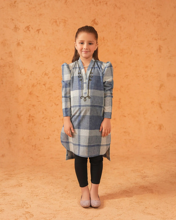 Kids Printed Khaddar Shirt | 16321-IG-KD Sha Posh Textile