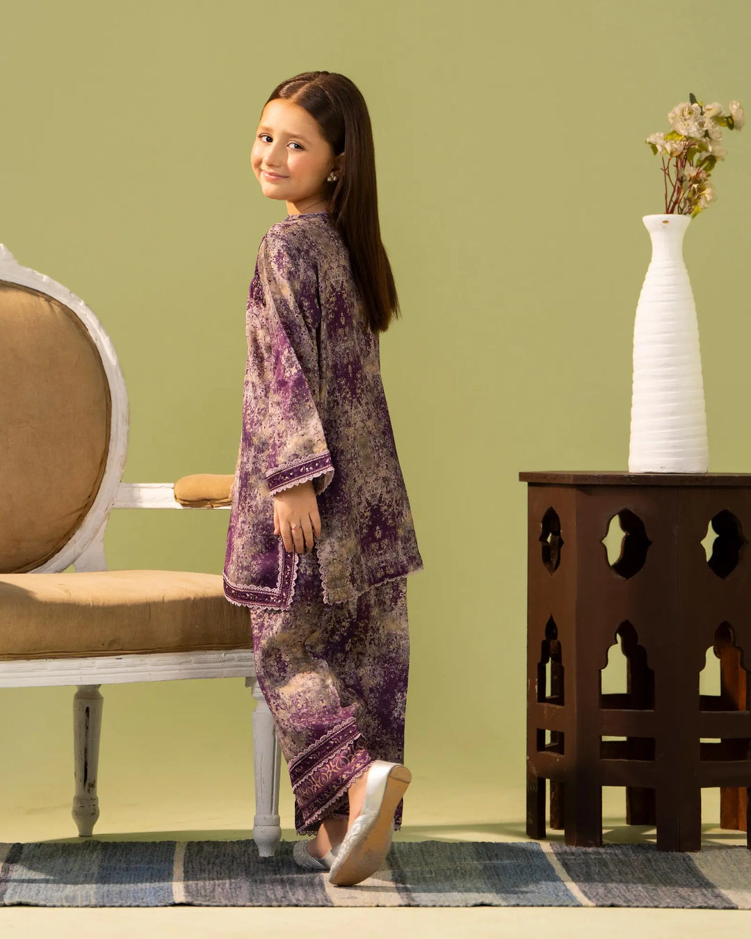 Kids Raw Silk 2PC | 16478 Sha Posh Textile