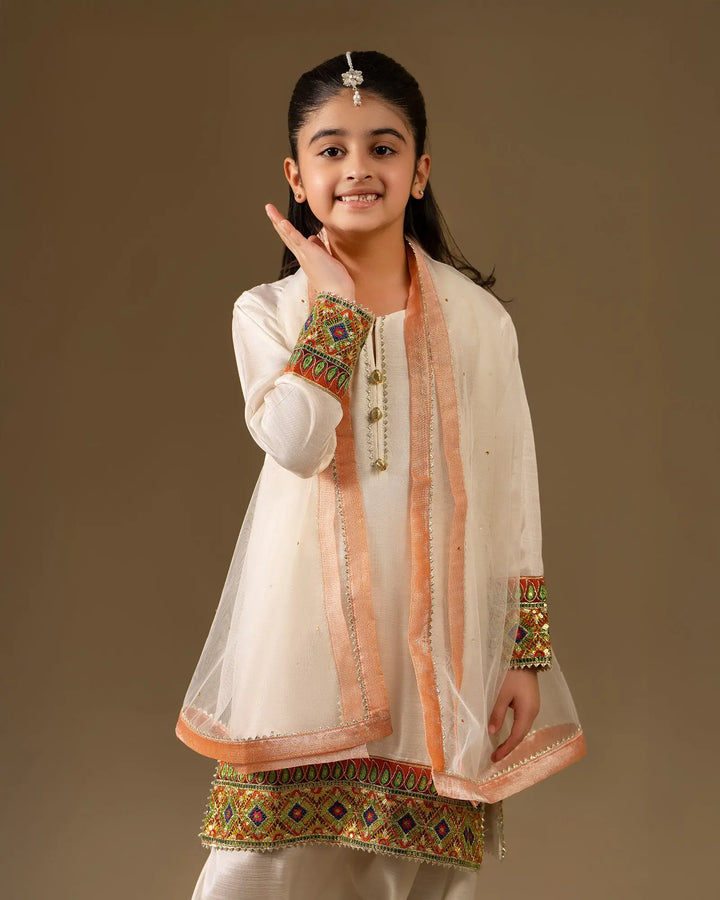 Kids Raw Silk 3PC | 9780 Sha Posh Textile