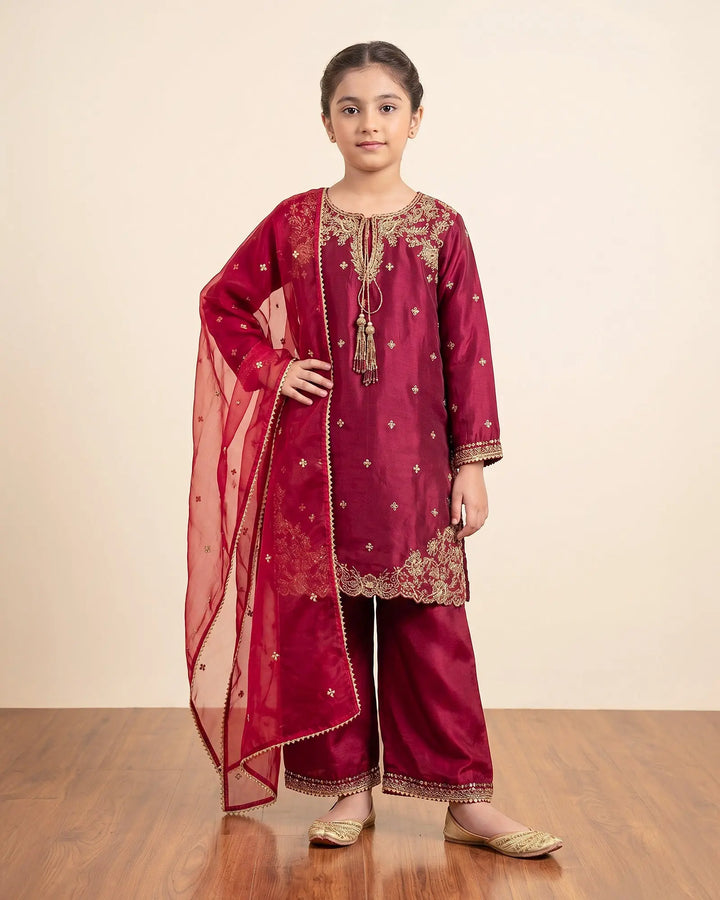Kids Raw Silk 3PC | 9806 Sha Posh Textile