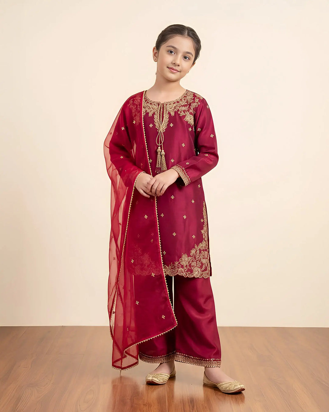 Kids Raw Silk 3PC | 9806 Sha Posh Textile