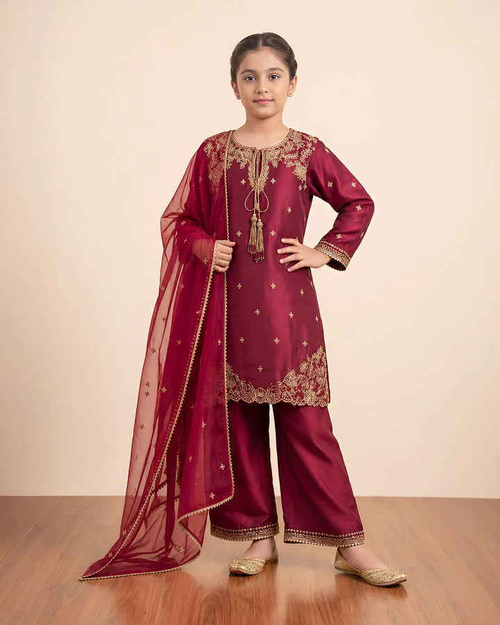 Kids Raw Silk 3PC | 9806 Sha Posh Textile