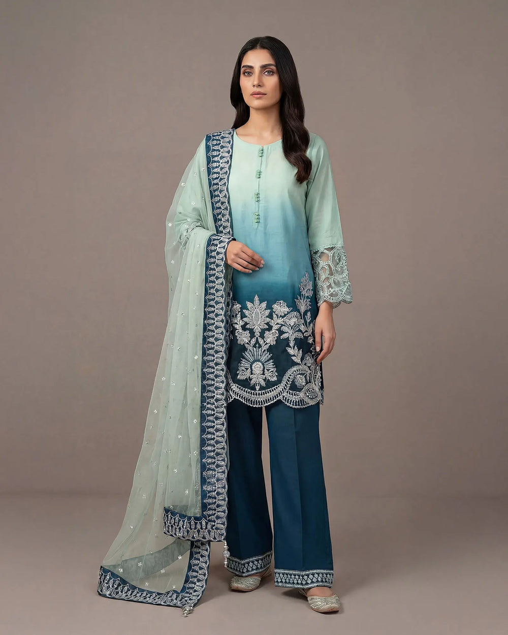 Korean Raw Silk 3PC | 1149 Sha Posh Textile