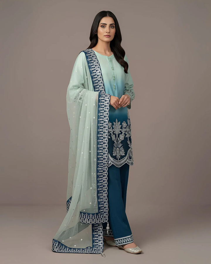 Korean Raw Silk 3PC | 1149 Sha Posh Textile
