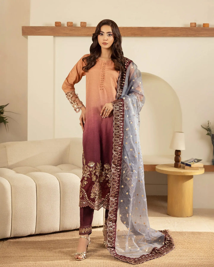 Korean Raw Silk 3PC | 1150 Sha Posh Textile