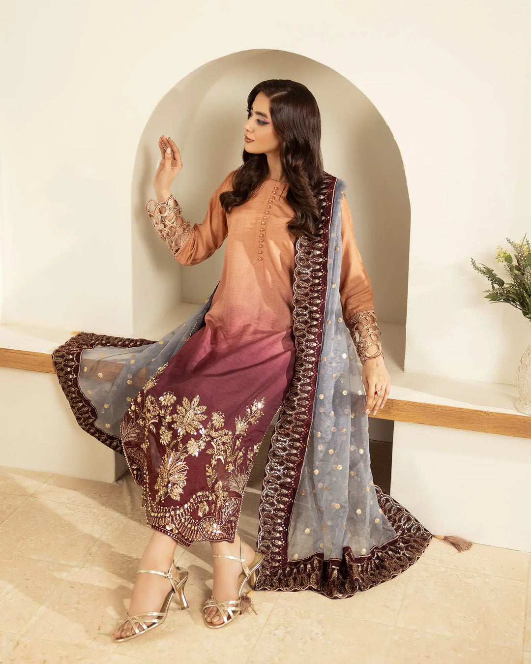 Korean Raw Silk 3PC | 1150 Sha Posh Textile