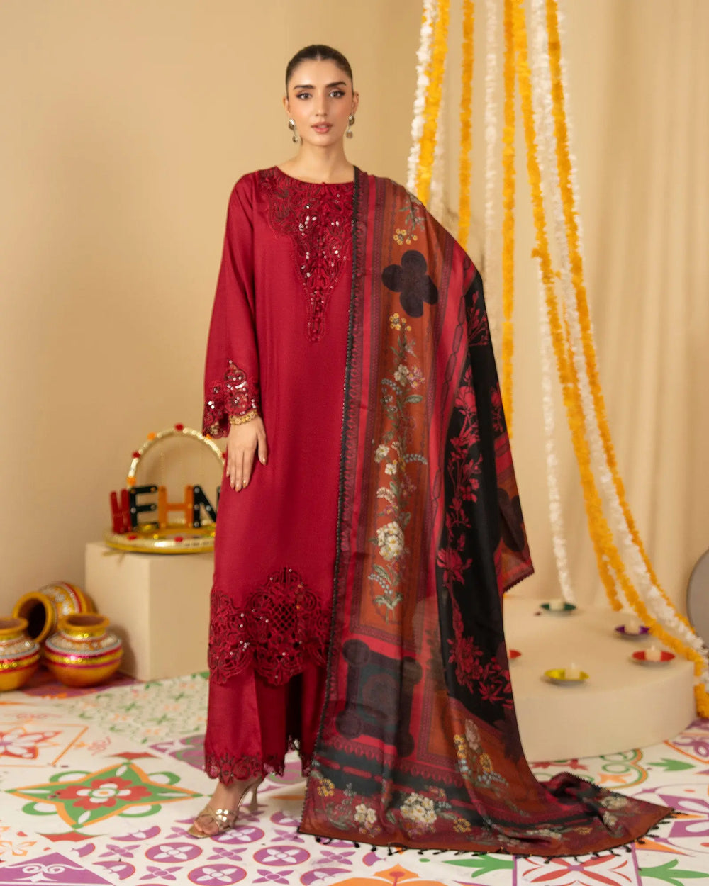 Korean Raw Silk 3PC | 1158 Sha Posh Textile