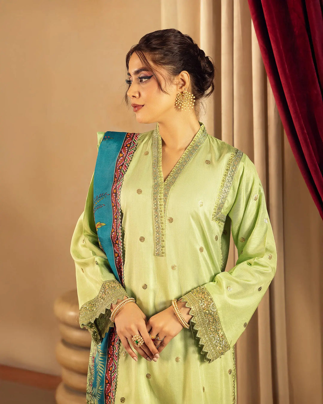 Korean Raw Silk 3PC | 1161 Sha Posh Textile