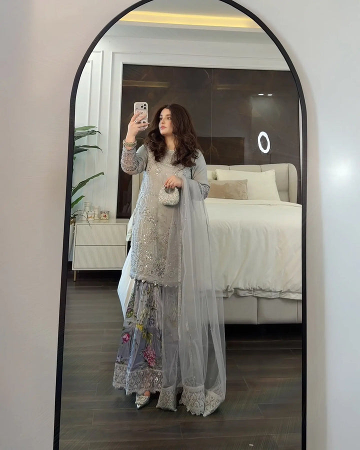 Korean Raw Silk 3PC | 1174 Sha Posh Textile