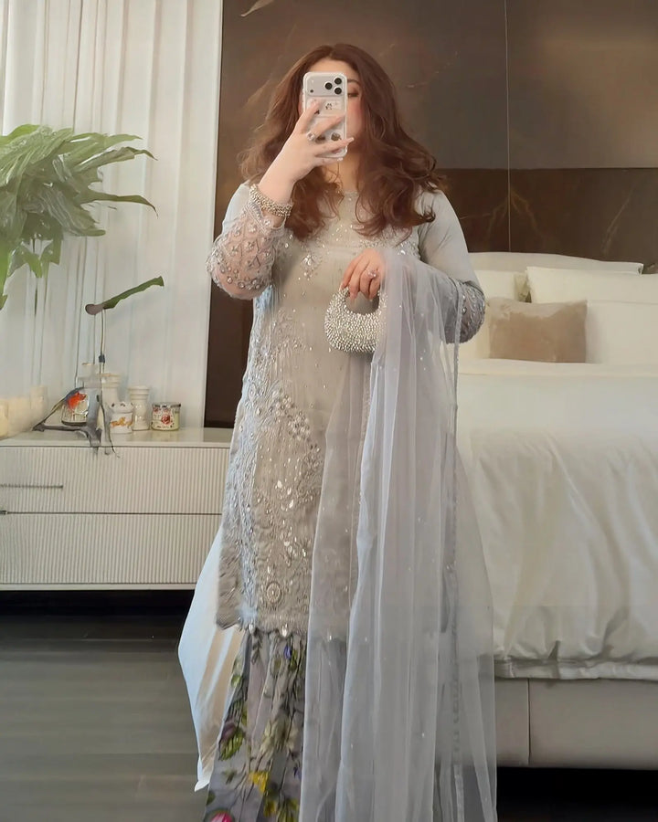 Korean Raw Silk 3PC | 1174 Sha Posh Textile