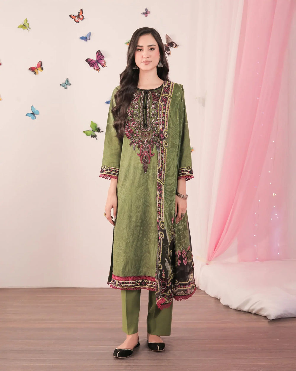 Lawn 3PC | 17420 - Sha Posh Textile