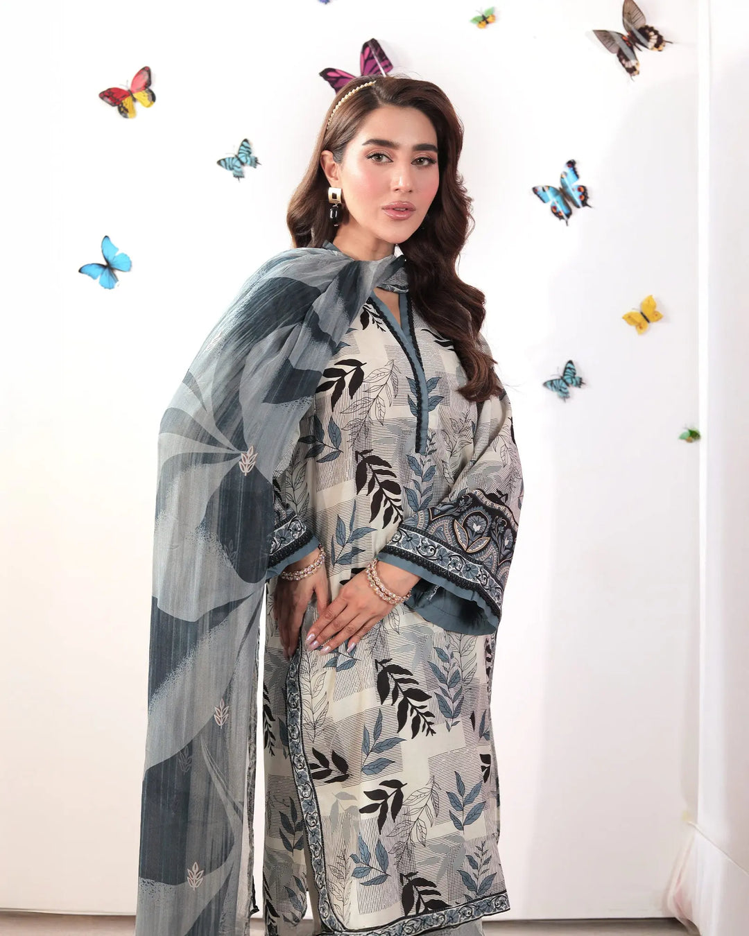 Lawn 3PC | 17424 Sha Posh Textile