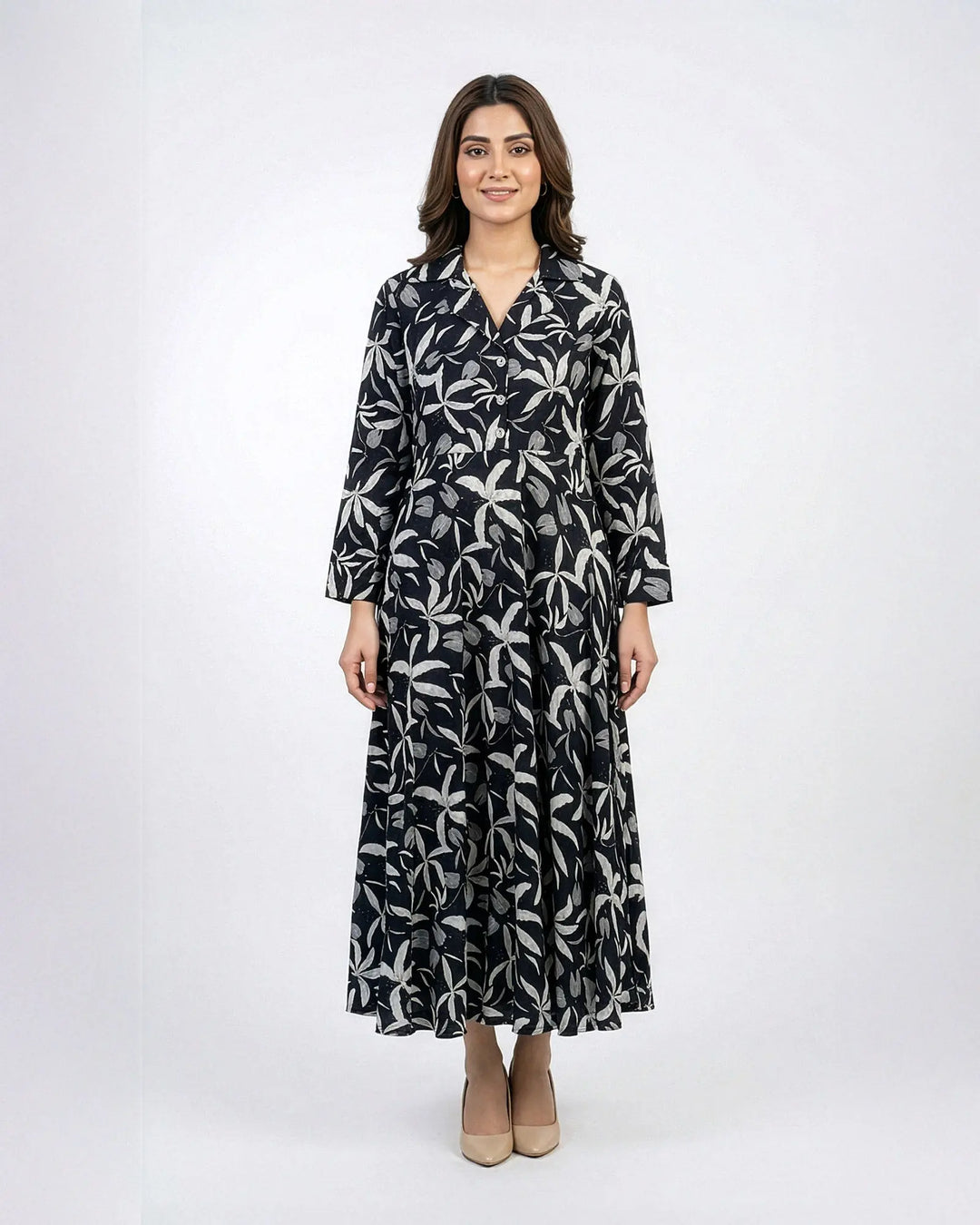 Lawn Maxi | 17418 Sha Posh Textile